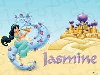 Film animowany, Aladdin, Jasmine, Dżasmina, Aladyn