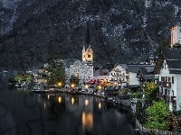 Jezioro, Austria, Hallstatt, Kościół