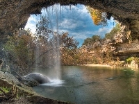 Wodospad, Jezioro, Teksas