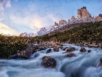 Kamienie, Góry, Rzeka, Chile