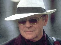 okulary, kapelusz, Anthony Hopkins