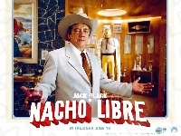 kapelusz, Nacho Libre, mężczyzna, garnitur