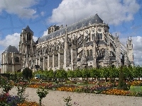 Gotycka Katedra, Francja, Bourges, Świętego Szczepana