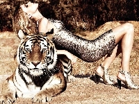 Kobieta, Tygrys