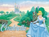 Cinderella, Film animowany, Kopciuszek, zamek