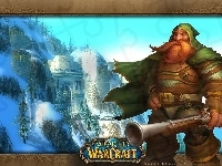 krasnolud, World Of Warcraft, mężczyzna, fantasy