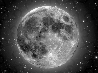 Księżyc, Kosmos