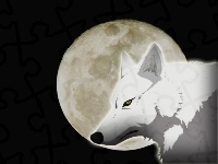 księżyc, wilk, Wolfs Rain