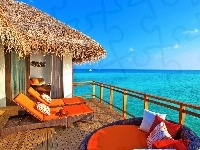 Kurort, Malediwy, Wakacje, Lato, Tropiki, Morze
