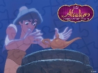 Aladyn, lampa, Aladdin