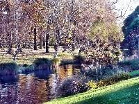 Park, Lato, Rzeka