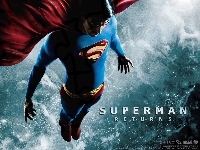leci, Superman Returns, Brandon Routh, niebo