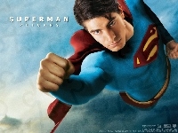 leci, Superman Returns, Brandon Routh, pięść