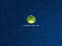 Linux, Tło, Logo, Suse, Niebieskie