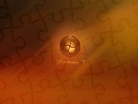 Logo, Windows 7, Pomarańcz
