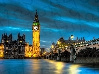 Londyn, Big Ben, Pałac Westminster, Anglia