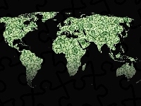 Świata, Mapa, Pieniądze