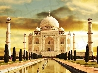Mauzoleum, Indie, Agra, Tadź Mahal