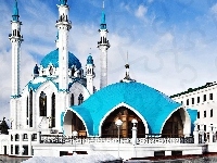 Niebieska, Meczet, Architektura