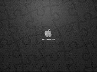 Metalowe, Apple, Skóra, Logo