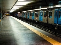 Stacja, Metro, Peron