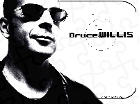 mężczyzna, Bruce Willis, okulary