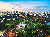 Miasto, Tajlandia, Bangkok, Park