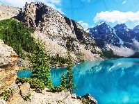 Jezioro Moraine, Kanada, Park Narodowy Banff, Góry
