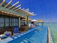 Morze, Hotel, Basen, Malediwy