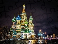 Moskwa, Katedra, Saint Basils, Rosja