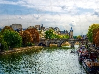 Rzeka, Most, Paryż