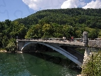 Most, Aarburg, Szwajcaria, Rzeka