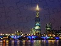 Most, Londyn, Rzeka, Tamiza, Wieżowce