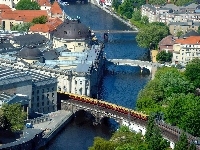 Mosty, Bodego, Niemcy, Muzeum, Rzeka, Berlin