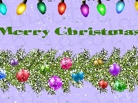 Boże Narodzenie, Bombki, Merry Christmas, Stroik, Świąteczne, Lampki, Napis