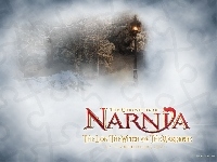 las, napis, The Chronicles Of Narnia, zima, latarnia