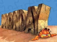 Monday, Napis, Garfield