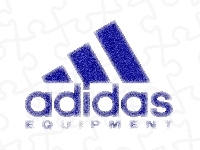 Adidas, Logo, Niebieskie