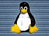 Niebieskie, Linux, Pingwinek, Tło