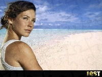 ocean, Filmy Lost, Evangeline Lilly, plaża