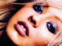 Christina Aguilera, oczy, niebieskie