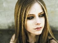 Oczy, Avril Lavigne, Zielone, Spojrzenie
