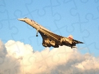 Concorde, Odrzutowiec, Chmury