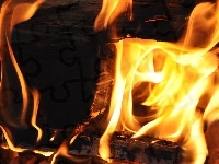 Ogień, Drewno