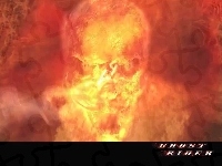 ogień, Ghost Rider, czaszka