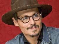 Okulary, Johnny Depp, Kapelusz