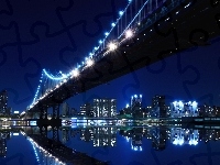 Oświetlony, Nowy Jork, Most