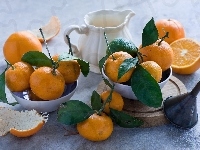 Pomarańcze, Owoce, Dzbanek