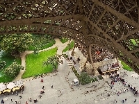 Paryż, Wieża Eiffla, Park, Francja