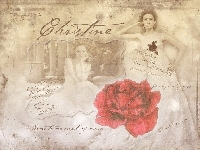 róża, Phantom Of The Opera, Emmy Rossum, suknia
